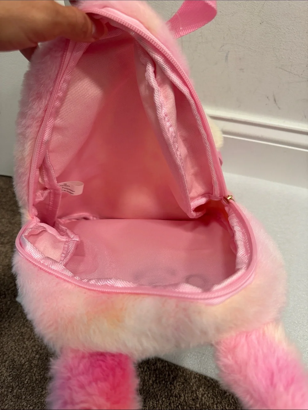 The monsters Danbar plush backpack with stuffies NWT